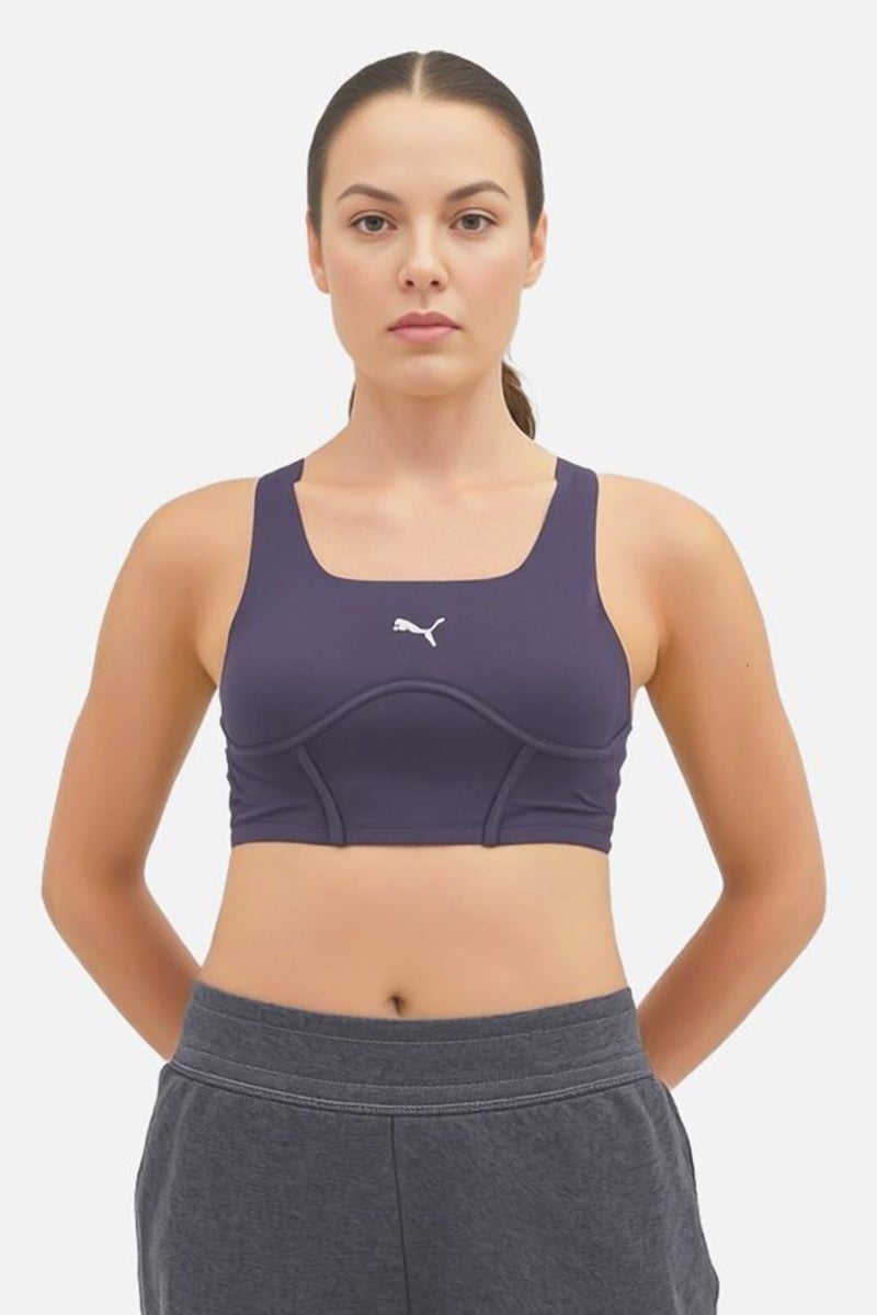 PUMA Women Slim Fit Sleeveless Outdoor Top, Grey - Image 1