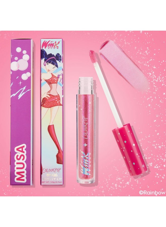 ColourPop - ColourPop Winx Club Ultra Glossy Lip Gloss - Hydrating Pink Lip Gloss for Juicy, Fuller-Looking Lips - Formulated with Jojoba Oil to Moisturize & Nourish - Musa (0.11 oz) - Image 1