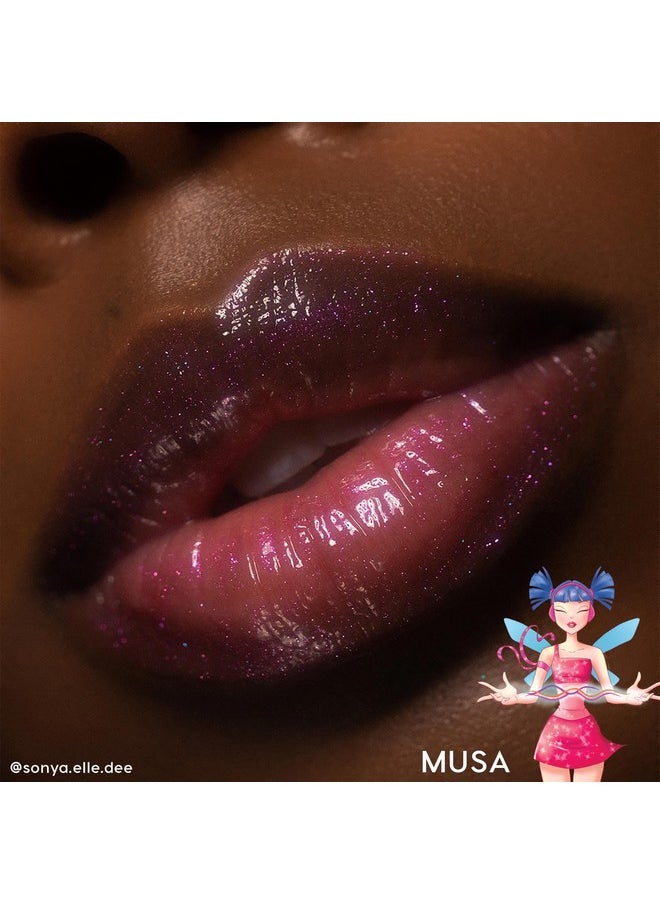 ColourPop - ColourPop Winx Club Ultra Glossy Lip Gloss - Hydrating Pink Lip Gloss for Juicy, Fuller-Looking Lips - Formulated with Jojoba Oil to Moisturize & Nourish - Musa (0.11 oz) - Image 1