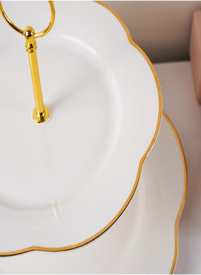 HomeHive - Gilded Radiance Dining Set - Image 1