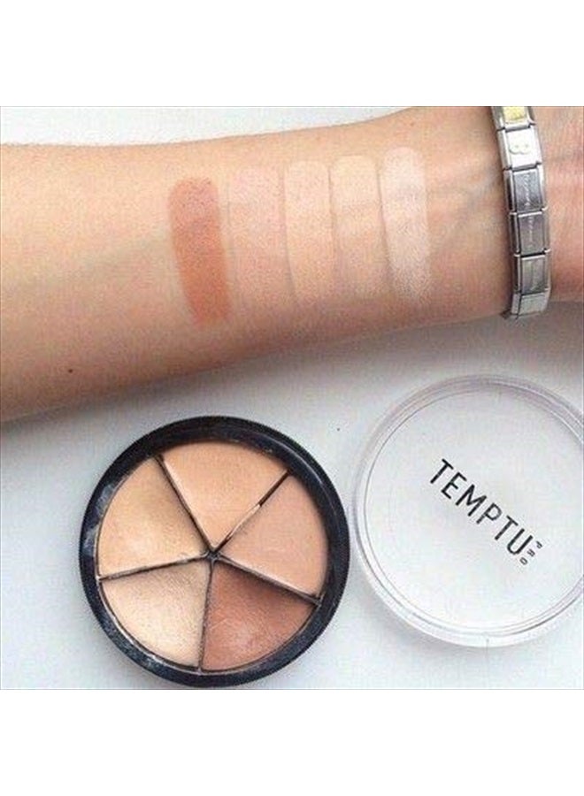 TEMPTU S/B Silicone-Based Concealer Wheel | 5 Natural Skin Tone Shades For Weightless Coverage Of Redness, Dark Spots & Discolorations - Image 2