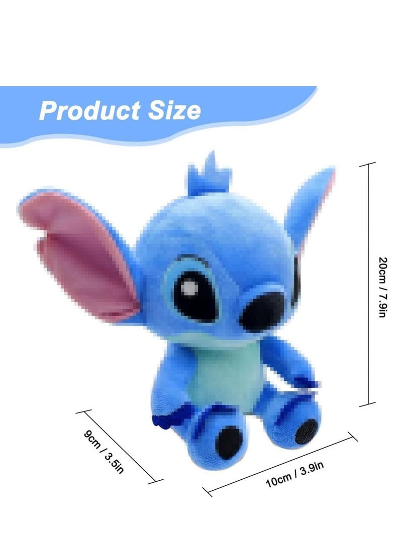 Disney Cartoon Stitch Plush Dolls, Size 25Cm, Blue  - Image 2