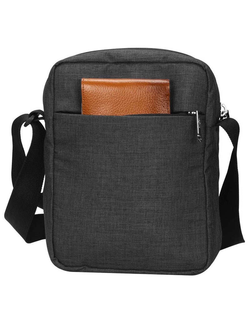 COSMUS STELLA Dark Grey Polyester 3.5 Ltr Unisex Sling Bag - Image 3