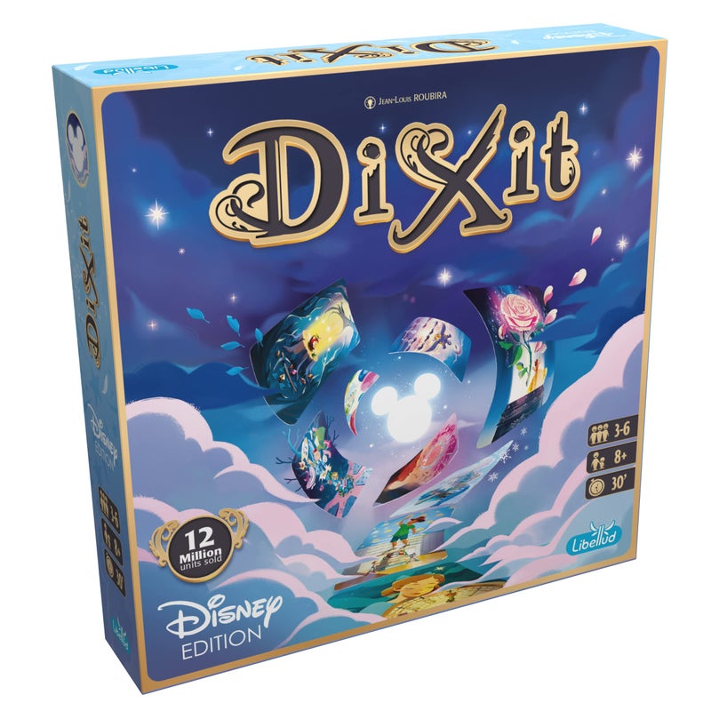 Libellud Asmodee Dixit Disney Edition Board Game - Immerse Yourself in a Magical Storytelling Adventure, Fun Family Game for Kids & Adults, Ages 8+, 3-6 Players, 30 Minute Playtime - Image 1