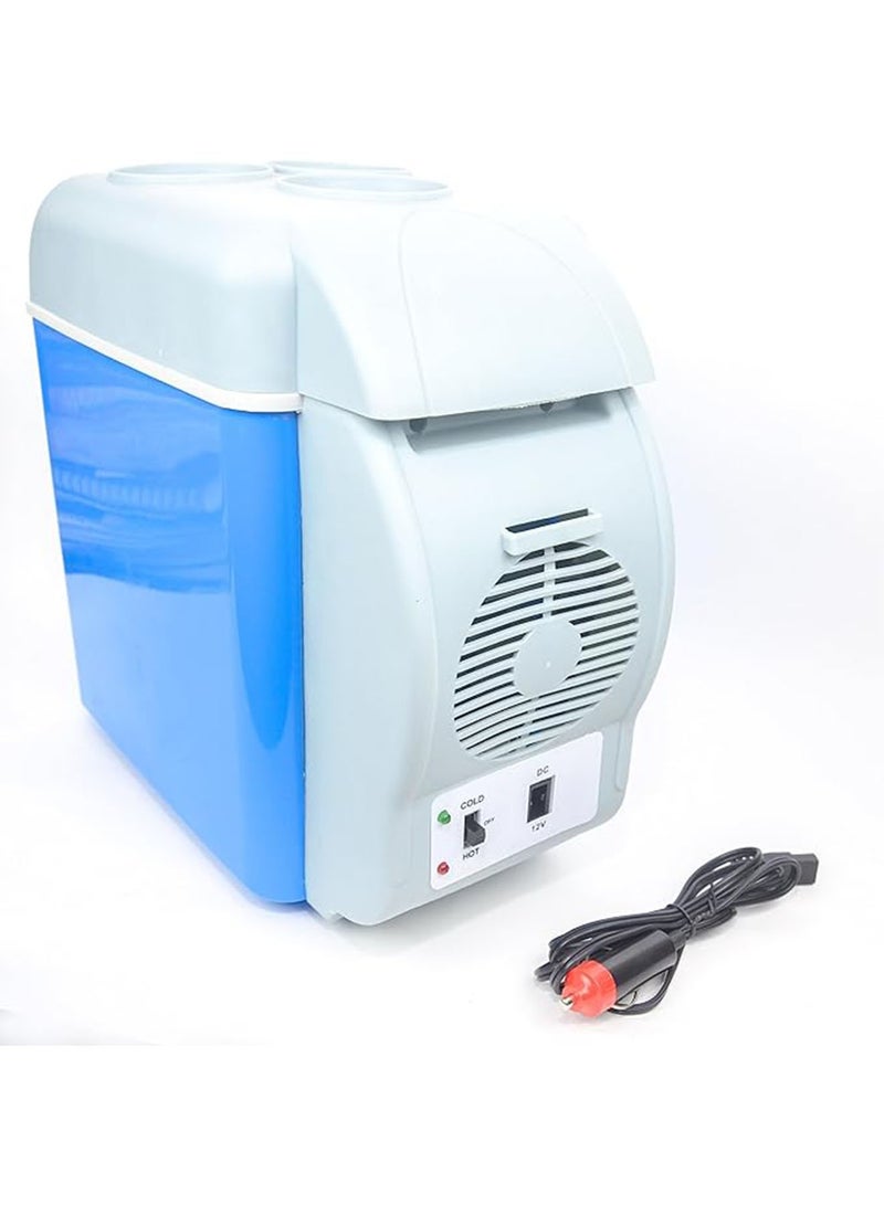 DANIM Mini Fridge Personal Thermoelectric Cooler and Warmer with Sealing Circle, Practical Electric Car Refrigerator Small Fridge for Car, RV, Camping, Travel(Car Refrigerator) - Image 4