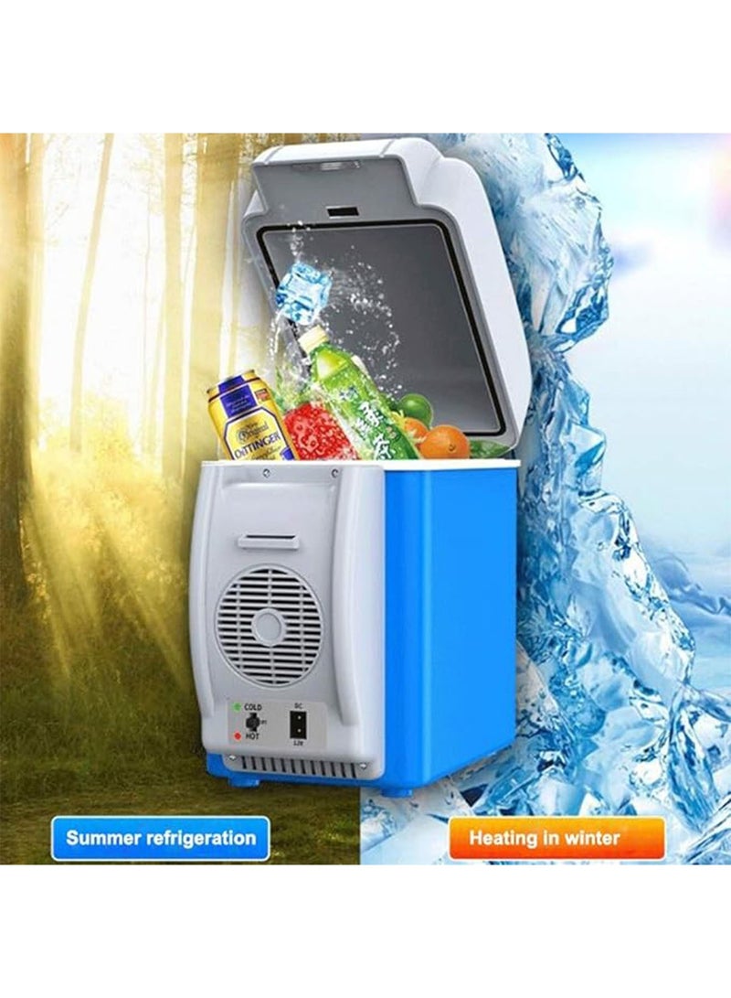 DANIM Mini Fridge Personal Thermoelectric Cooler and Warmer with Sealing Circle, Practical Electric Car Refrigerator Small Fridge for Car, RV, Camping, Travel(Car Refrigerator) - Image 3