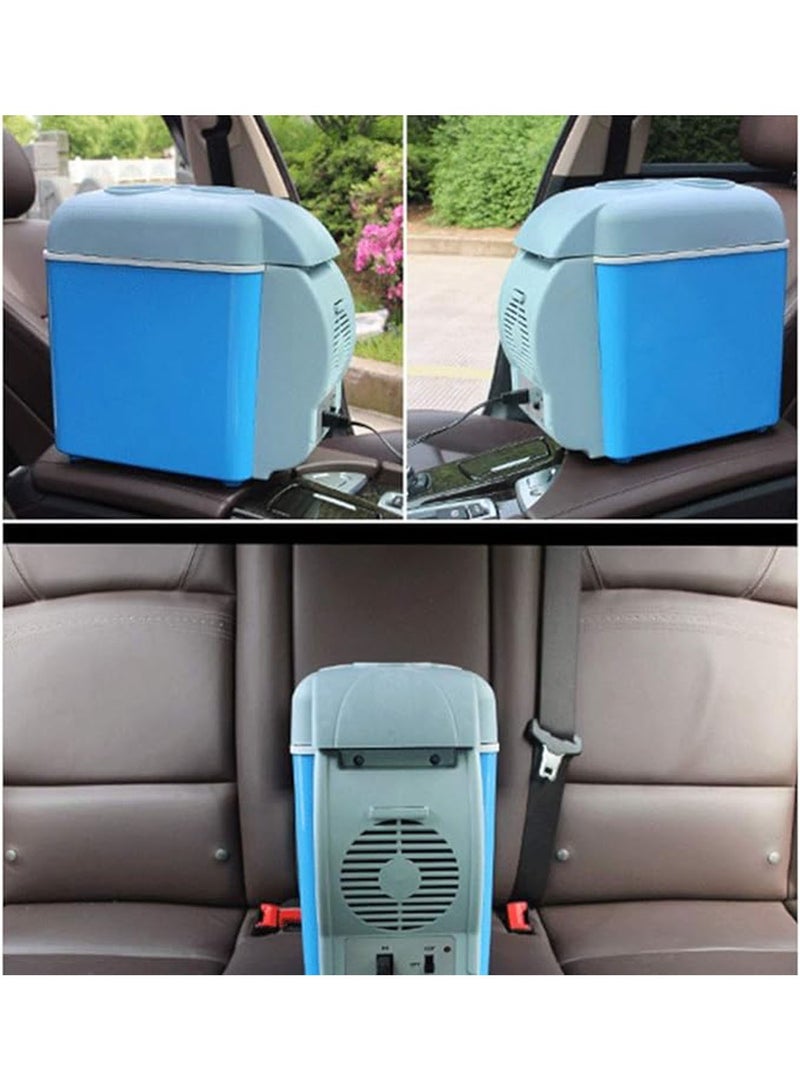 DANIM Mini Fridge Personal Thermoelectric Cooler and Warmer with Sealing Circle, Practical Electric Car Refrigerator Small Fridge for Car, RV, Camping, Travel(Car Refrigerator) - Image 2