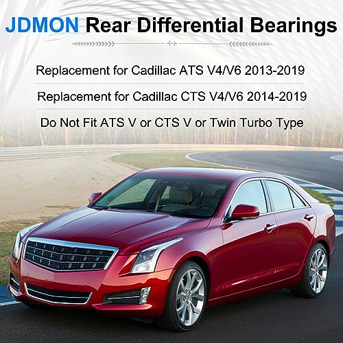 JDMON Rear Differential Bearings & Seal Repair Kit Replacement for Cadillac ATS 2013-2019, CTS 2014 2015 2016 2017 2018 2019 V4/V6 Replacement for F-577158 F-574658 LM50134R 22993016 92230584 - Image 2