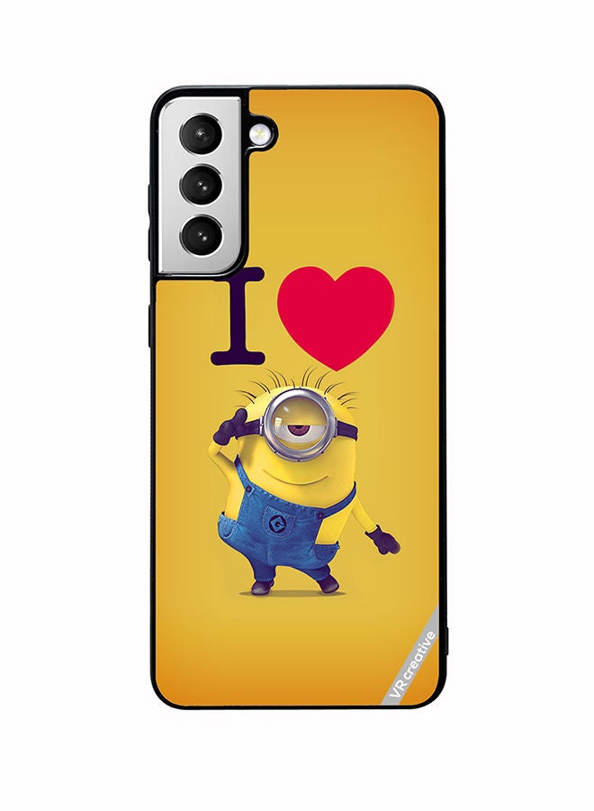 VR CREATIVE Protective Case Cover For Samsung Galaxy S22 5G Minions Design Multicolour - Image 1