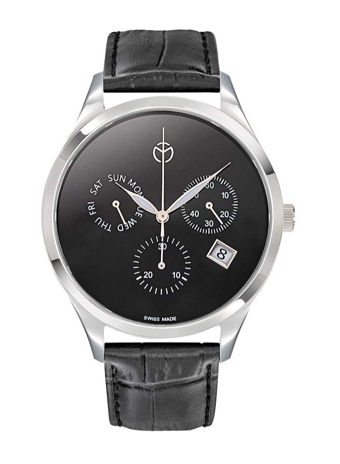 Mathey-Tissot Urban Chrono Chronograph Quartz Black Dial Men's Watch H411CHLNM