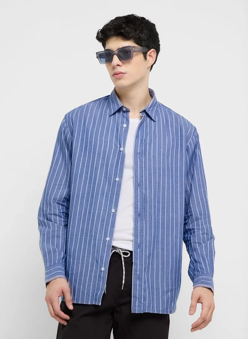 Stripe Regular Fit Shirt