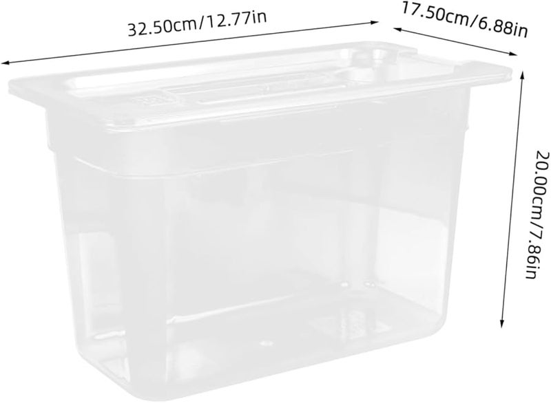 Sous Vide Container Slow Cooker Storage Box Easy Clean Sturdy BPA Free - Image 2