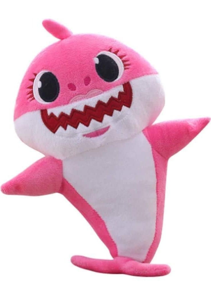 Cute Stuffed Animal Shark, Shark Stuffed Doll is The Children's Companion (Pink.) - Image 1
