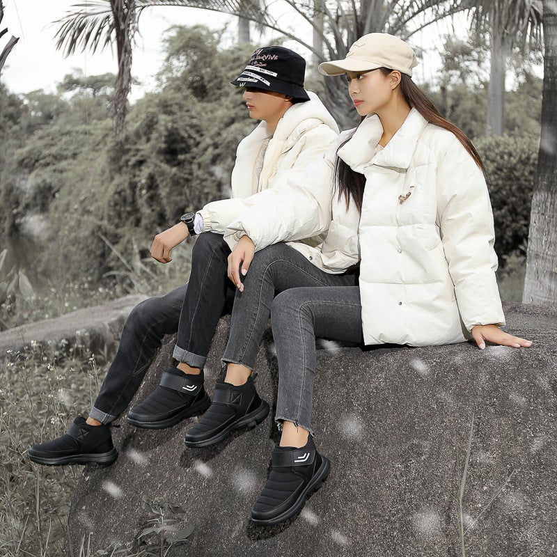 Fleece-lined Winter Ankle Boots for Men and Women, Soft Non-slip Sole - Image 4