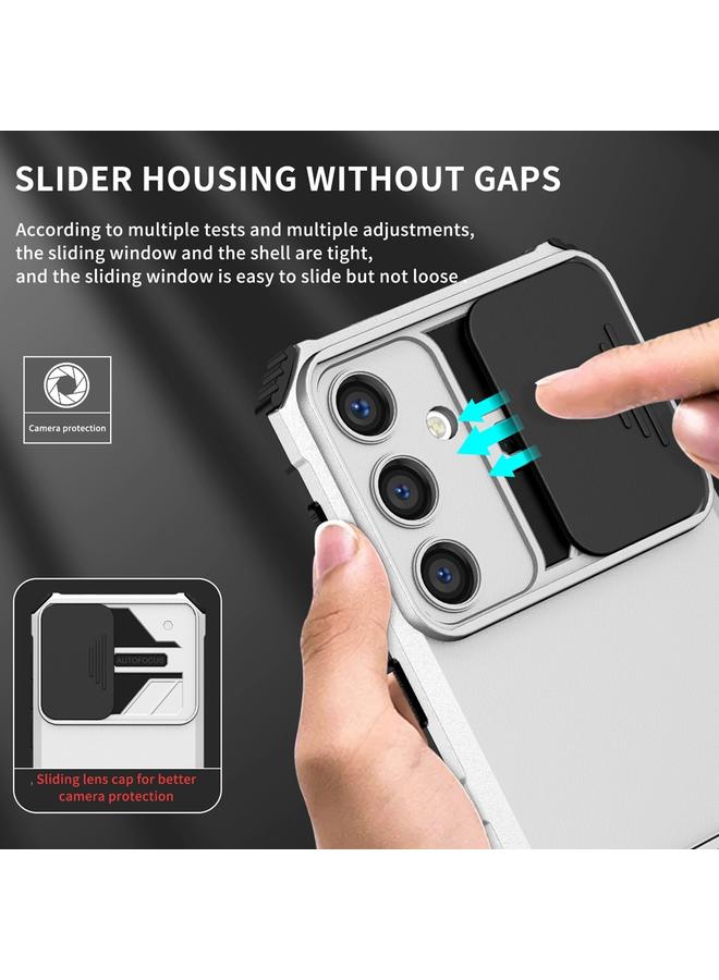 S-TOP Case For Samsung Galaxy S24 5G Stereoscopic Holder Sliding Camshield Phone Case - Image 5