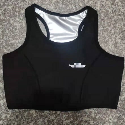 Womens High Waist Sweat Slimming Capri Pants Vest - Image 1