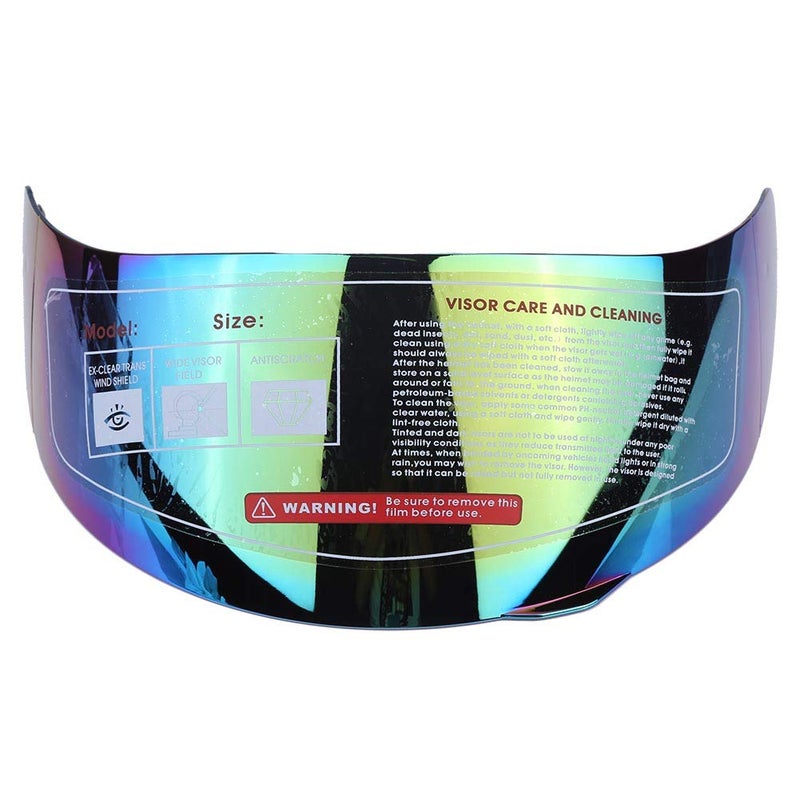 KIMISS agv k1 k3 sv k5 k5-s visor= Motorcycle Helmet Lens,KI6983 Motorcycle Helmet Visor Lens Windshield Replacement for 316 902 AGV K5 K3SV(Green) - Image 1