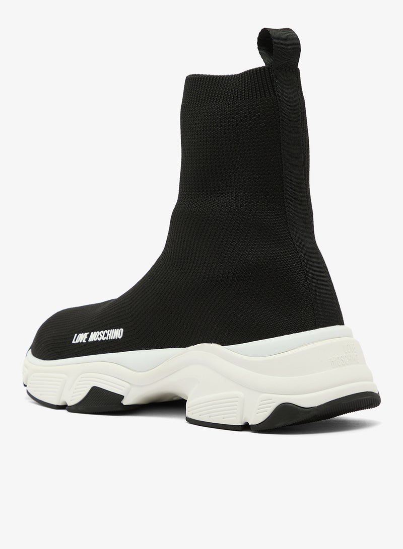 Love Moschino Stardust High-Top Sneakers - Image 3