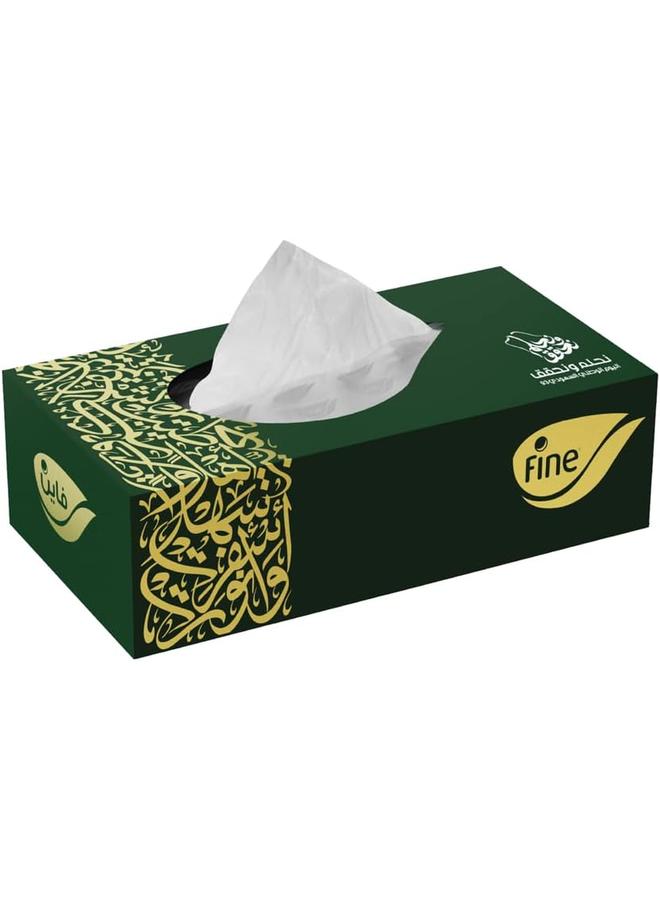 Fine Tissues Special Edition Saudi National Day Facial Tissue Pack 70 Sheets X 2 Ply Pack Of 36 - Image 2