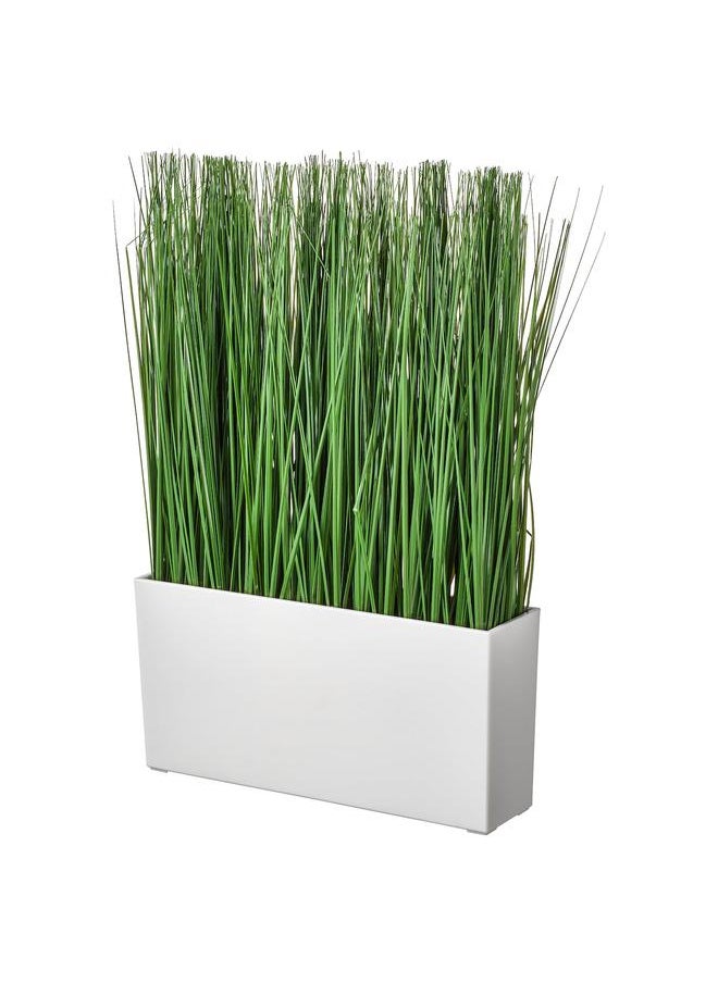 erorex Artificial Potted Plant With Pot, In/Outdoor Grass  - Image 1