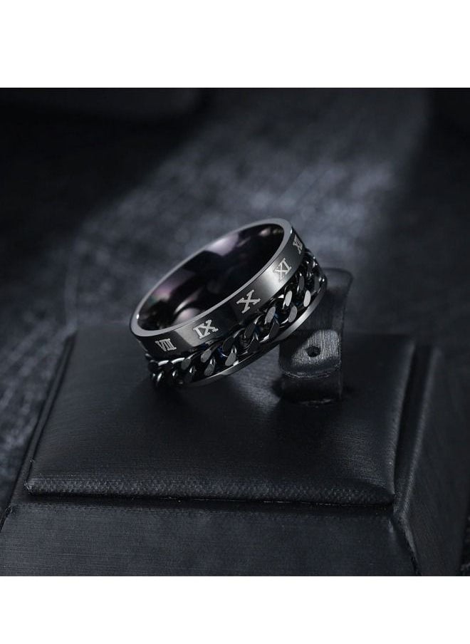 5esha - Roman Numeral Ring for Unisex - Image 1