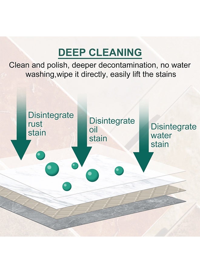 JUE-FISH Stone Cleaning Powder - Granite Countertop Cleaner Powder, Marble Cleaner Powder, Marble Polishing Powders, Watermarks Remover, Stain Remover For Granite, Stone,Suitable for All Kinds of Stone, Countertops, Floors Polishing - Image 4