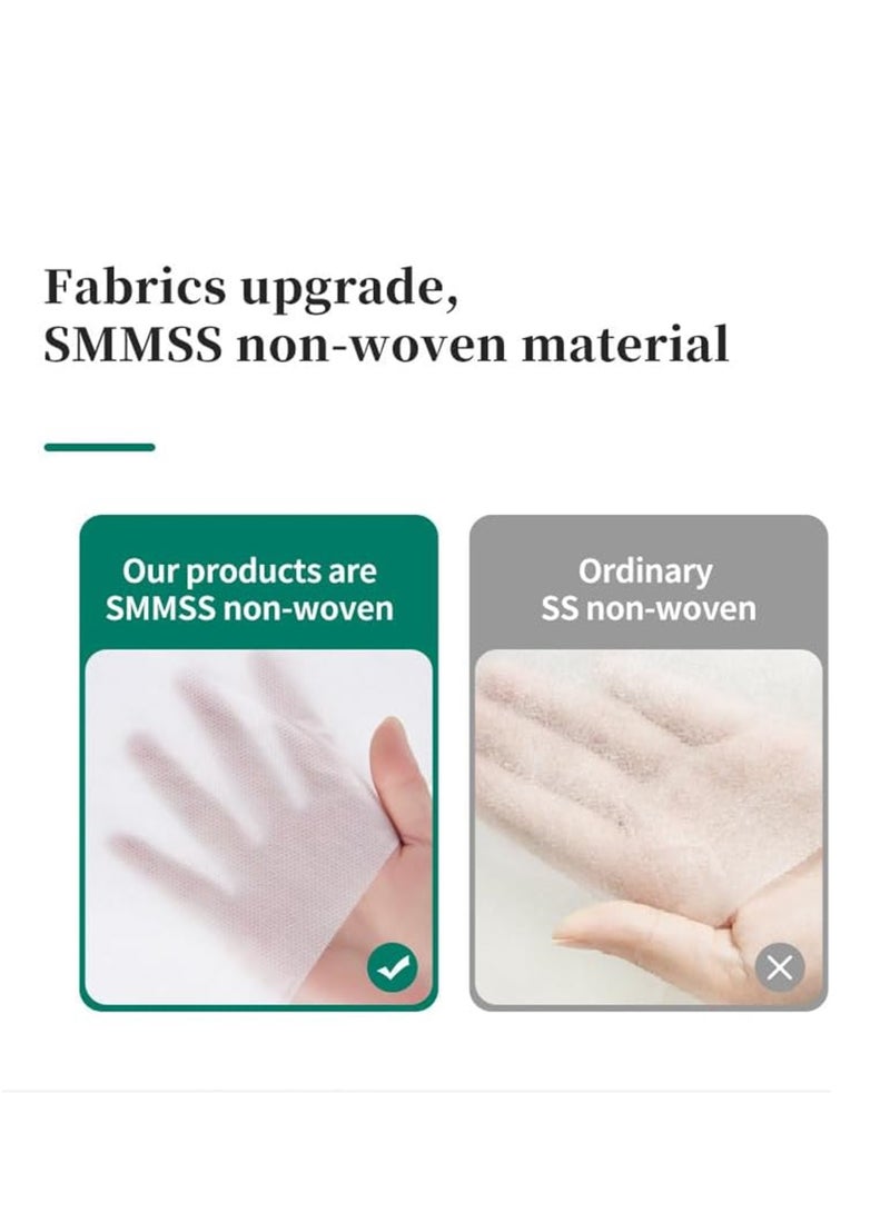 جوي وورلد شراشف آمنة للسفر يمكن التخلص منها، غطاء لحاف/غطاء سرير وغطاء وسادة يمكن التخلص منها، شراشف محمولة يمكن التخلص منها مع غطاء لحاف وغطاء وسادة للسفر في الفنادق والسفر العائلي والاستخدام في المنتجعات الصحية - Image 2