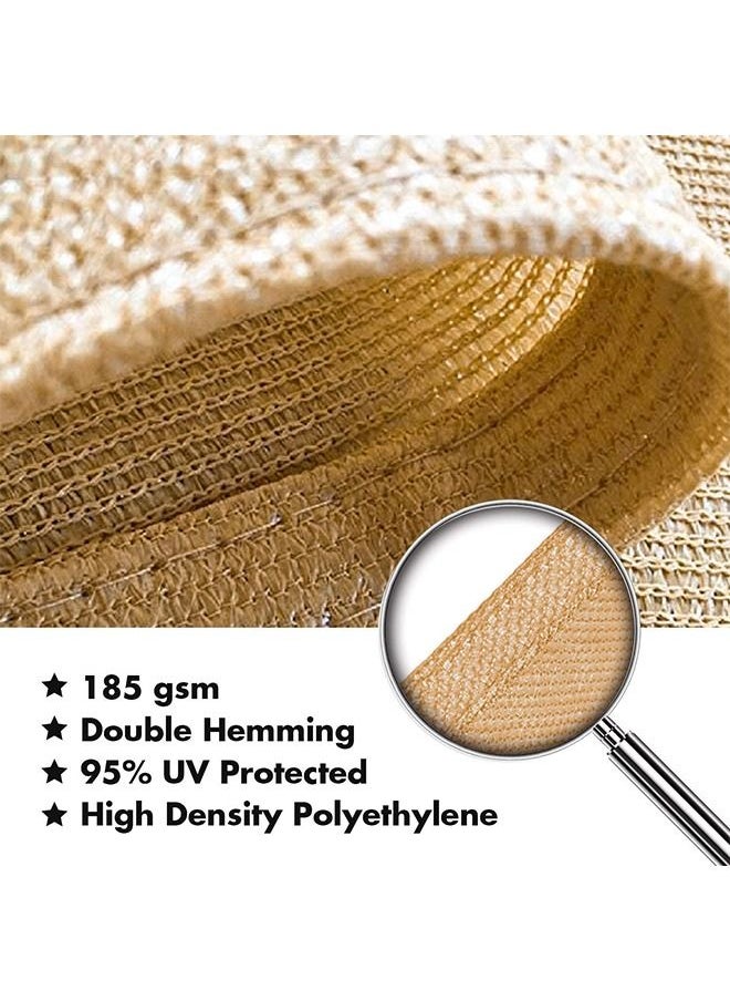 Generic - Sun Shade Sail,4 x 6 Meter Rectangle Awning With Accessories, 95% UV Block Canopy, Perfect for Outdoor Patios Garden Backyard Pergola Decking Swimming Pool - Image 1