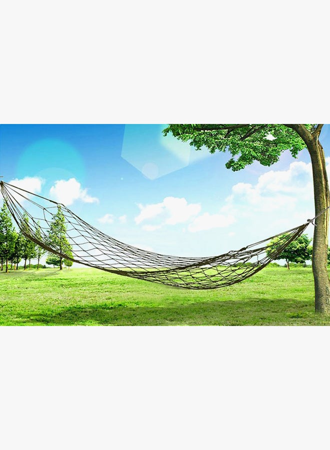 أرجوحة شبكية متنقلة أخضر 200x80سم - Image 2