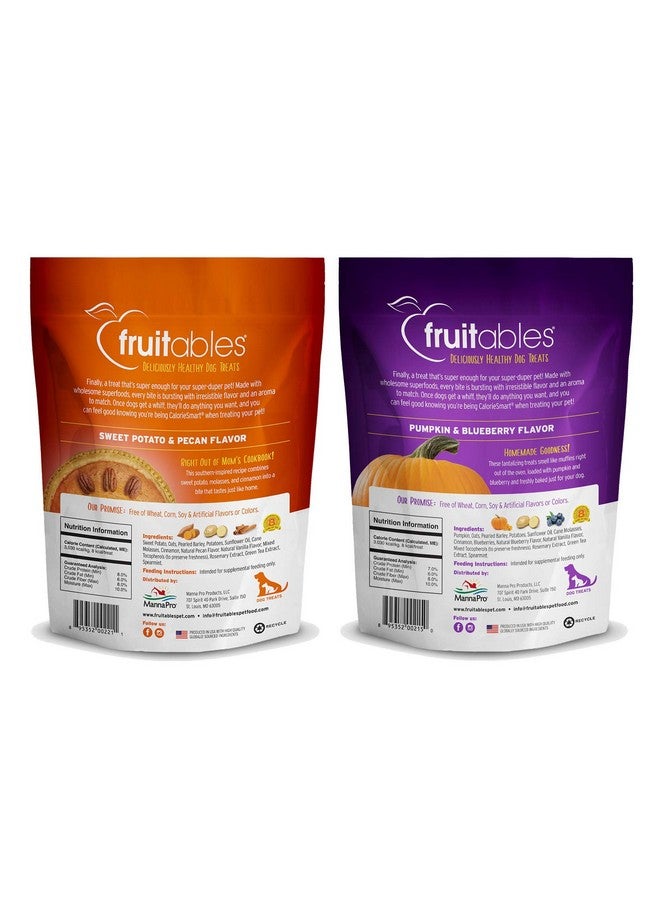 Fruitables Baked Pumpkin Dog Treats - Healthy Low-Calorie, Wheat-Free, Corn-Free, Soy-Free - Sweet Potato Training Treats for Dogs, 7 oz (10 Pack) - Image 3