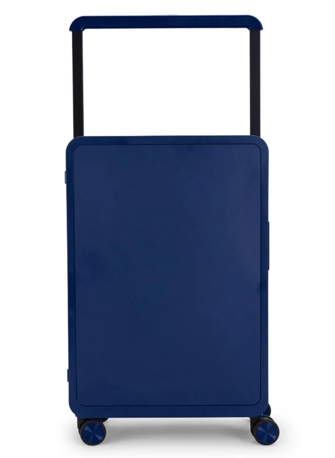 LIMRA Travel Bag From Limra It contains two compartments Made Of PC Luggage Trolley Size 24 inch Color Blue