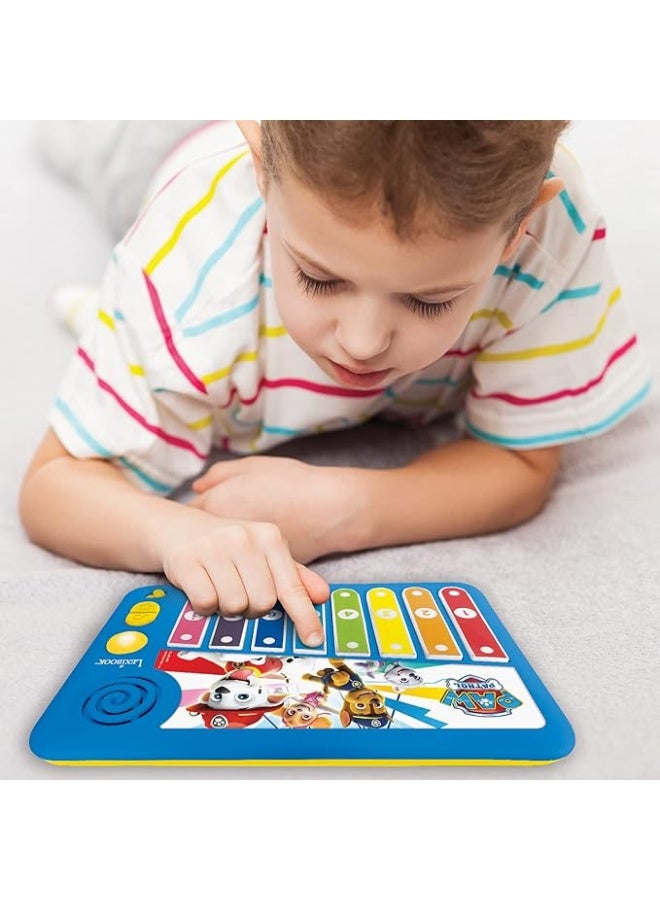 Lexibook Paw Patrol Xylofun Electronic and educational Xylophone for children, musical toy game, 8 keys, light guiding, 2 mallets included, blue, K340PA Brand: Lexibook - Image 4