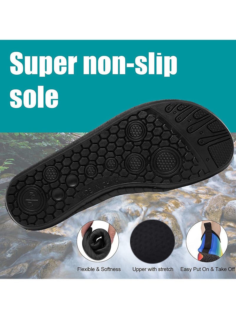 Generic Water Shoes for Men Women Quick-Dry Aqua Socks Slip-on Beach Shoes Swimming Shoes Barefoot Yoga Socks for Sport Beach Swim Surf Yoga Exercise (Pink)  - Image 5