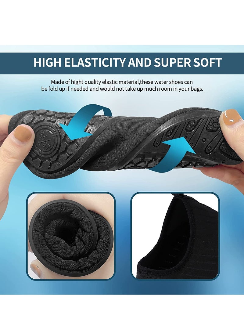Generic Water Shoes for Men Women Quick-Dry Aqua Socks Slip-on Beach Shoes Swimming Shoes Barefoot Yoga Socks for Sport Beach Swim Surf Yoga Exercise (Pink)  - Image 3