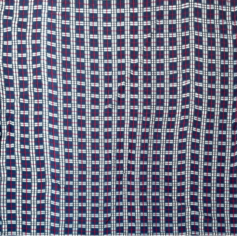 BREVARD BREVARD Single Bed Woolen Fabric Checkered Quilt CoverDuvet CoverRajai CoverBlanket Cover for Winters 60x90 Inches Blue Combo of 2  - Image 3
