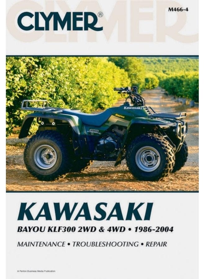 Kawasaki Bayou KLF300 2WD 1986 2004 4WD 1989 2004 Service Repair Manual - Paperback