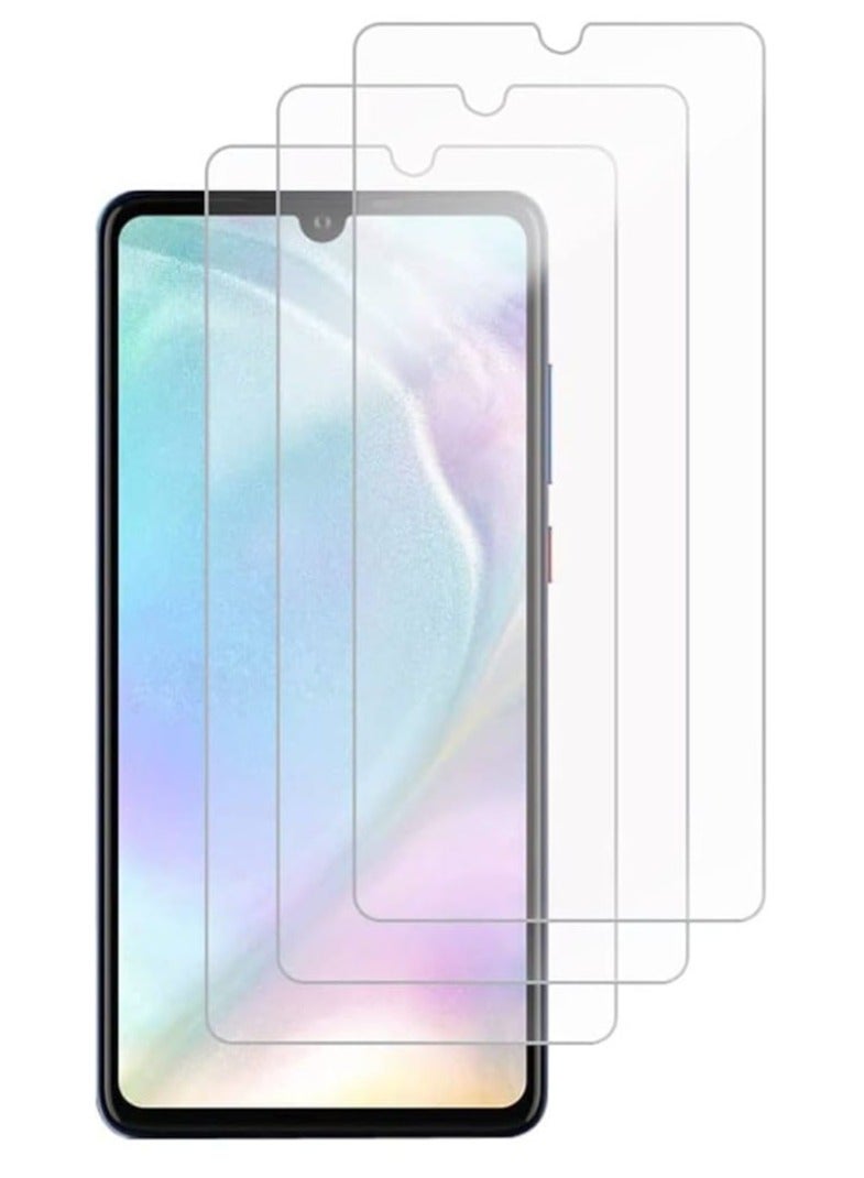 MOAG Huawei P30 LITE Screen Protector Pack of 3 Tempered Glass HD Clear and Scratch-Resistant