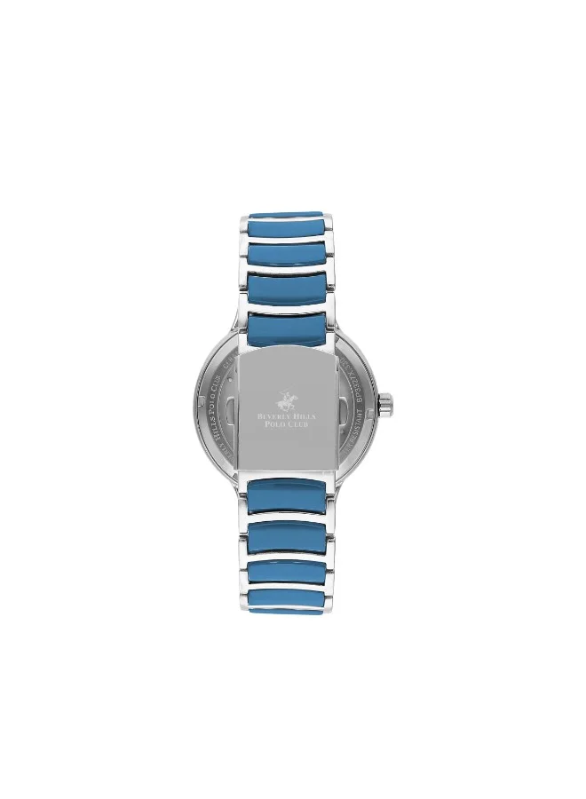 BEVERLY HILLS POLO CLUB Beverly Hills Polo Club BP3638X.990 Men Mechanical Display Watch & Metal Strap Two Tone