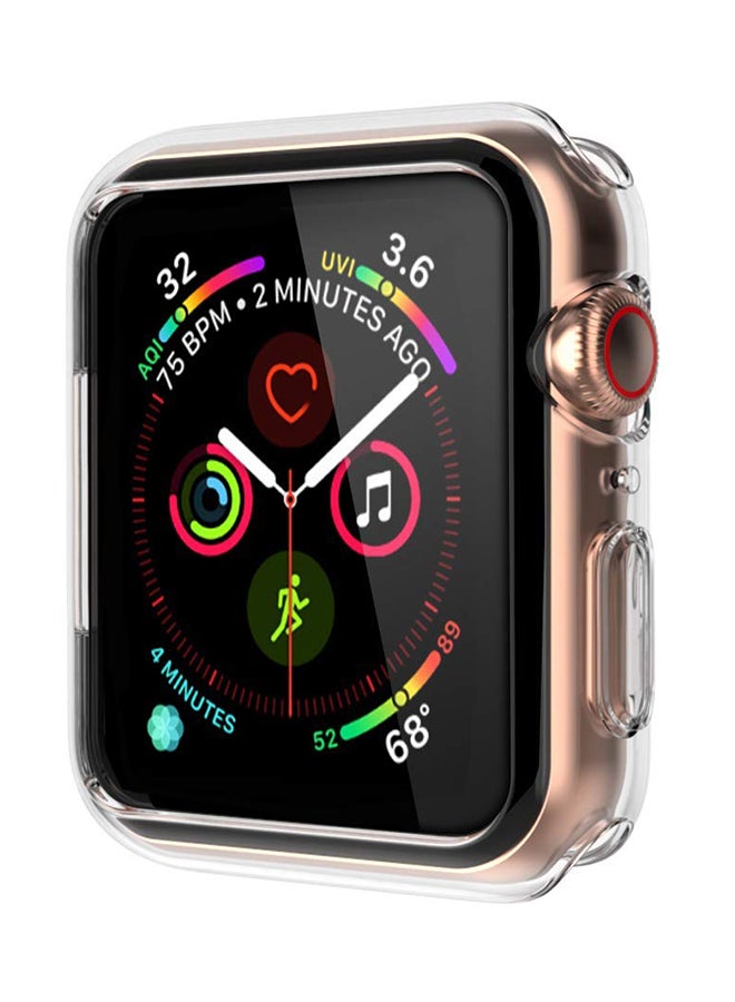 Protective Dustproof Case Cover For Apple Watch Series 2/3 38mm Clear - Image 1