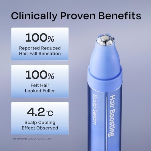 Celladix Hair Boosting Scalp Serum – Hair Growth Roll-on Tonic with Rosemary, Biotin, Spicules Hyaluronic Acid & Panthenol – For Women & Men – Supports Healthy Scalp & Fuller Hair 0.5 fl oz - Image 3