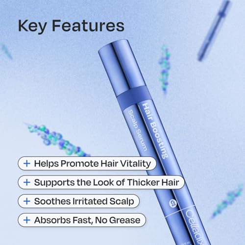 Celladix Hair Boosting Scalp Serum – Hair Growth Roll-on Tonic with Rosemary, Biotin, Spicules Hyaluronic Acid & Panthenol – For Women & Men – Supports Healthy Scalp & Fuller Hair 0.5 fl oz - Image 2