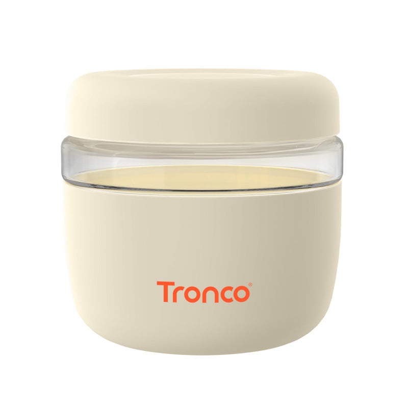 Tronco 24 oz Glass Food Storage Containers with Lids, Airtight, Leak & Spill Proof Glass Lunch Bowls for Meal Prep, Salad, Yogurt, Soup & Stew, Microwave & Dishwasher Safe, BPA-Free, Set of 1 - Image 1