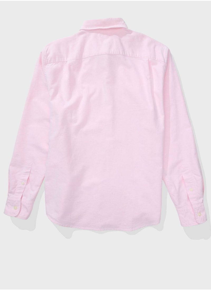 American Eagle - Pocket Detail Button Down Shirt - Image 1
