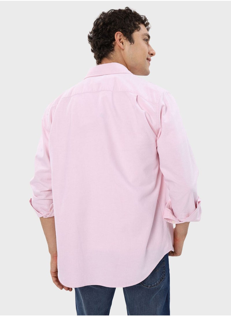 American Eagle - Pocket Detail Button Down Shirt - Image 1