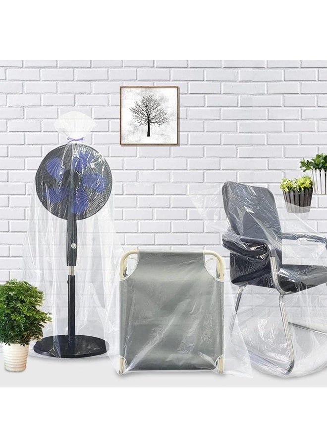 DUNISO 5 Extra Large Clear Plastic Bags, Dust-Proof Reusable Plastic Bags, Extra Large Plastic Storage Bags for Luggage, Furniture, Blankets, Clothes, Toys, etc. 100x152cm - Image 5