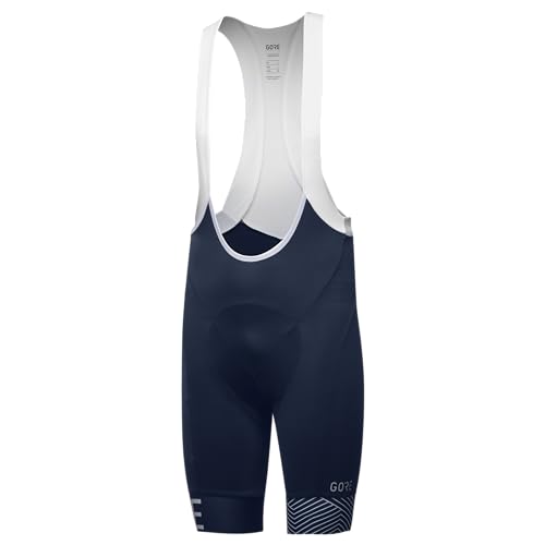 GOREWEAR GORE WEAR Men's Standard C5 Opti Bib Shorts+, Orbit Blue/White, M - Image 4
