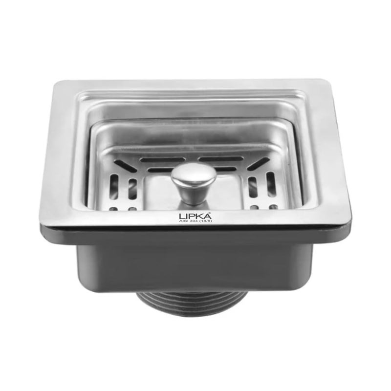 Lipka Square Shaped 304 Stainless Steel PVC Kitchen Sink Coupling for Home Chrome Finish RustFree CorrosionResistant Durable 45 Inches - Image 4