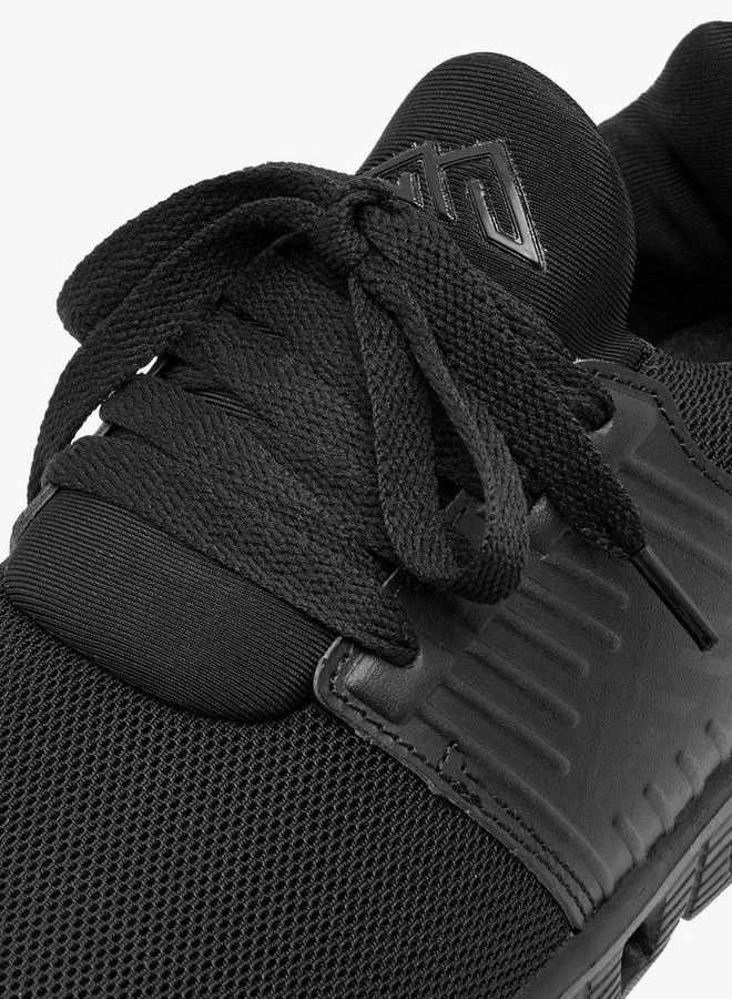 Oaklan by Shoexpress BLACK Boys Logo Detail Sports Shoes with Lace-Up Closure for Men | Best Price UAE