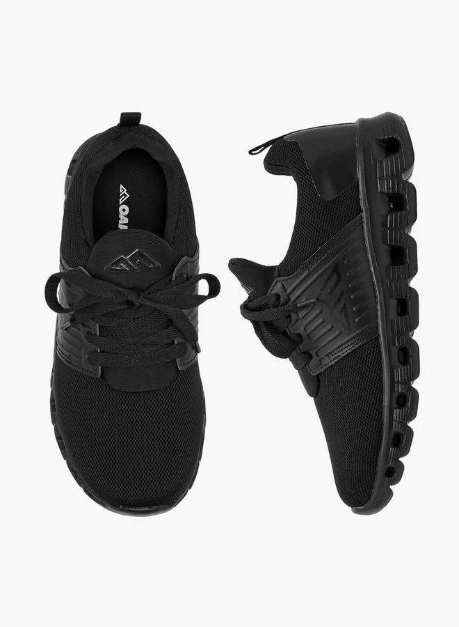 Oaklan by Shoexpress BLACK Boys Logo Detail Sports Shoes with Lace-Up Closure for Men | Best Price UAE