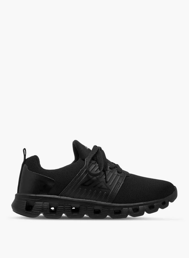 Oaklan by Shoexpress BLACK Boys Logo Detail Sports Shoes with Lace-Up Closure for Men | Best Price UAE